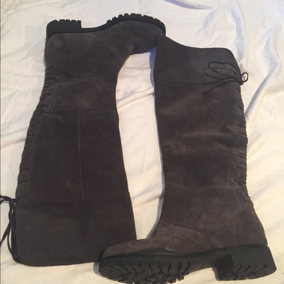 Nine West Shoes - Sexy pair of Nine West suede lace up boots